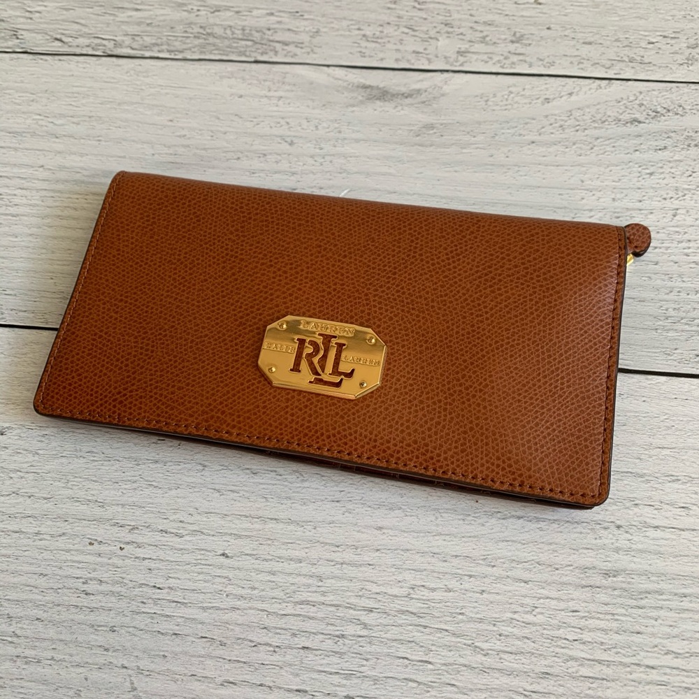 Brand New Ralph Lauren brown leather wallet